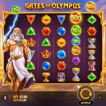 BetZino - Gates of Olympus Slot - Multiplicateurs