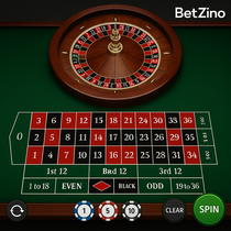 BetZino - Roulette Européenne - Jeux de table