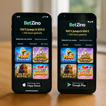 BetZino - Applications Mobiles - iOS Android