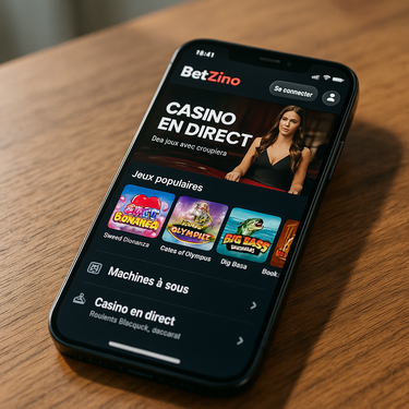 BetZino - Casino Mobile - iPhone Android